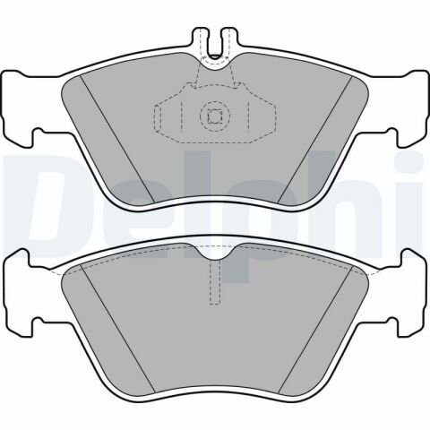 Колодки передні гальмівні W202/210 MB