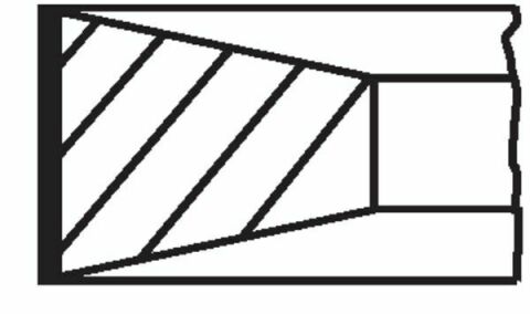 Комплект поршневих кілець 2.1TD (STD, d=86,0; 2,5-2,5-4)