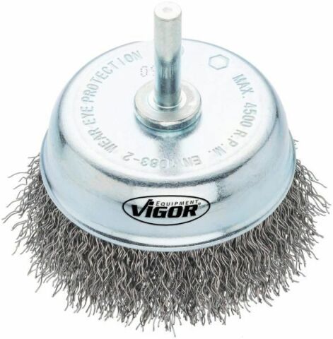 Щітка металева для дриля пневматичного (d=75mm)