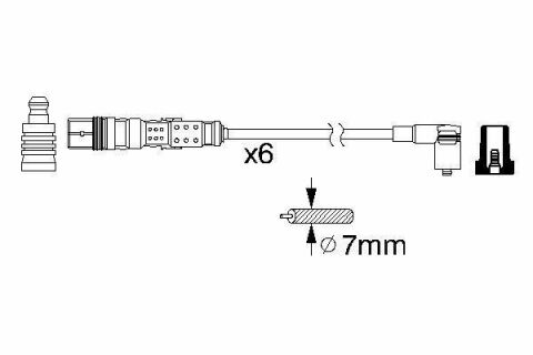 Проволока высокого напряжения T4 2,8-00.