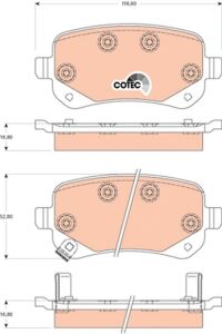 Тормозные колодки TRW COTEC