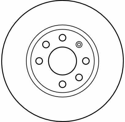 Гальмівний диск перед. Combo/Corsa/Meriva (00-12) 1шт