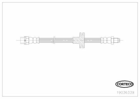 Шланг тормозной (передний) BMW X5 3.0i-4.8i 00- Шланг тормозной (передний) BMW X5 3.0i-4.8i 00-