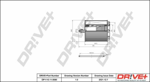 DP1110.11.0085 Drive+ - Фільтр оливи