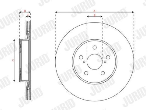 Диск тормозной задн. rav 4 v 2.0 awd (mxaa54) 18- Toyota