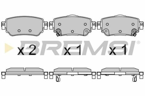 Тормозные колодки зад. Nissan X-Trail/Qashqai II 13- (TRW)