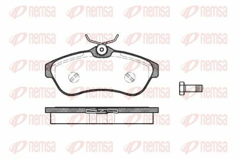 Тормозные колодки перед. CITROEN C2/3