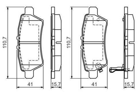 Колодки тормозные (задние) Nissan Pathfinder III 05-