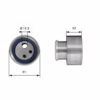 Ролик модуля натягувача ременя Ролик модуля натягувача ременя