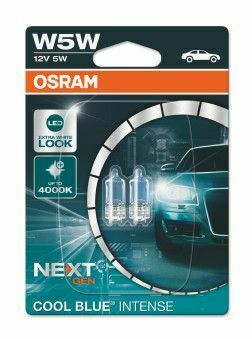 (к/т 2 шт) Автолампа Osram (5W 12V W2,1X9,5D)