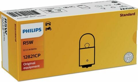 12821CP (PHILIPS) R5W 12V 5W BA15s