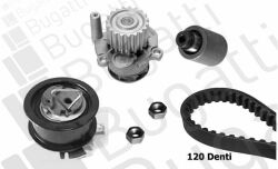 К-кт грм (помпа + 2 ролика+ ремень) polo 1,4-1,9tdi 01-, skoda fabia 1,9tdi