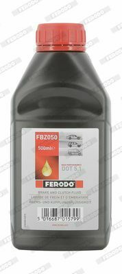 Тормозная жидкость FERODO FLUID 260 DOT 5.1 0,5л.