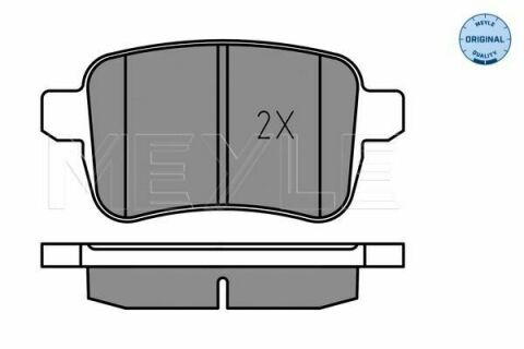 Колодки гальмівні (задні) Alfa Romeo Giulietta 1.4/1.6/2.0 JTDM 10-20