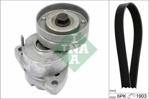 Комплект ремня генератора Opel Astra/Vectra 89-02 (6PK1903)