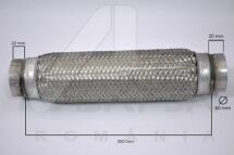 Гофра глушителя 60x300