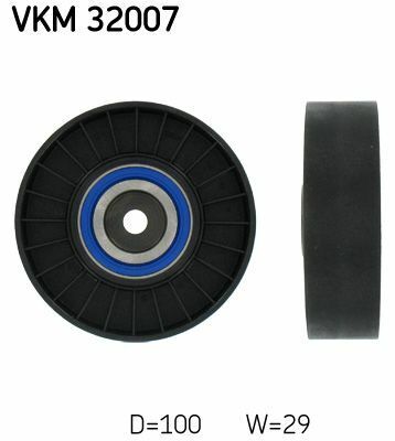 Паразитный ведущий ролик, поликлиновый ремень.