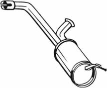 Глушник задній CITROEN JUMPY 06-16 Глушник задній CITROEN JUMPY 06-16