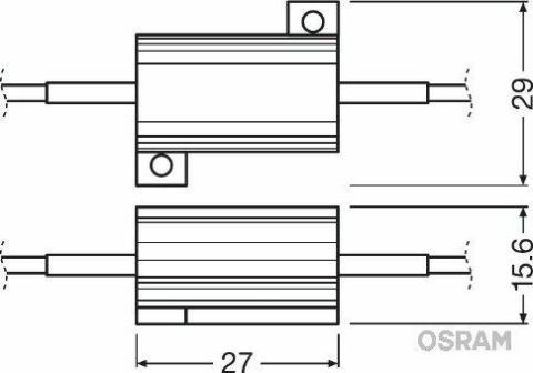 Обманка для подключения LED лампы 12V-21W (2шт)