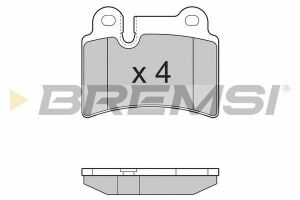 Тормозные колодки зад. VW Touareg 02-10 (brembo)