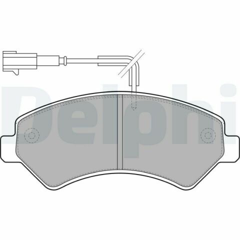 Колодки гальмівні (передні) Citroen Jumper/Fiat Ducato/Peugeot Boxer 2.0-3.0HDi 06- R16(з датчиком)