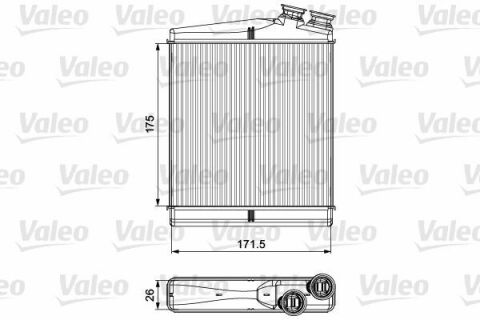 Радіатор пічки Land Rover Discovery/Freelander/Range Rover 2.0/2.2/3.2 06-