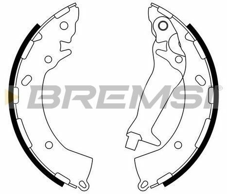 Тормозные колодки зад. Hyundai Getz (TB) 02-09/Elantra 10- (Mando)