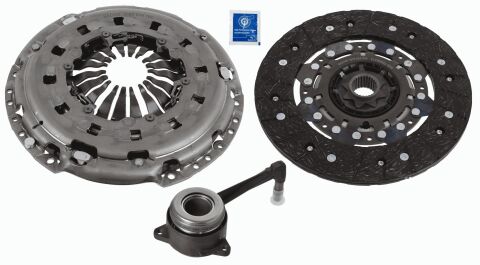 Комплект сцепления VW T5/T6 2.0 TDI 09-19 (d=240mm) (+выжимной)