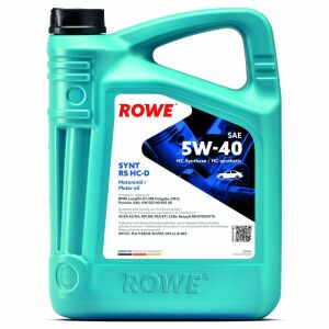 Моторна олива ROWE HIGHTEC SYNT RS HC-D 5W-40, 4 літри