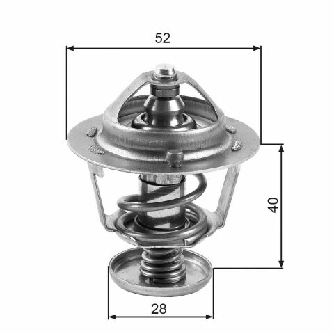 Термостат Mazda 3/6/323/626 1.4-2.5 91-14 (82°C)