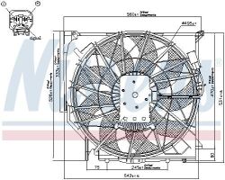 Вентилятор радіатора x3 04- bmw Вентилятор радіатора x3 04- bmw