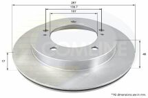 ADC0907V Comline - Диск гальмівний вентильований ADC0907V Comline - Диск гальмівний вентильований