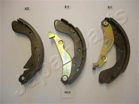 JAPANPARTS DAEWOO Задні гальмівні колодки CHEVROLET AVEO, KALOS