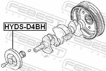 ШКОВ КОЛЛЕНВАЛА D4BH4D56 TCI