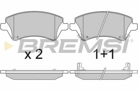 Гальмівні колодки пер. Corolla 00-07/Avensis 99-03 (TRW)