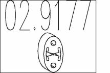 Резиновый элемент крепления выхлопной системы