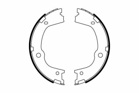 Колодки гальмівні (задні) Hyundai Santa Fe 04-/Kia Sorento II 09- (барабанні) (189x26)