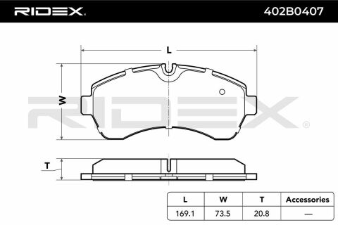 Комплект тормозных колодок, дисковый тормоз Комплект тормозных колодок, дисковый тормоз