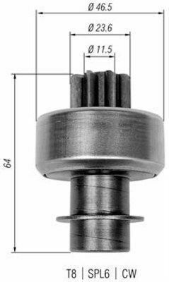 MAGNETI MARELLI Bendiks FIAT PIAGGIO [940113020336]