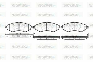 Тормозные колодки Gentra/Kalos/Lacetti/Nubira/Rezzo (00-22)