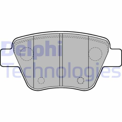 Колодки тормозные (задние) Audi A1/A3/Skoda Octavia/SuperB/VW Caddy III/Golf/Touran 03- (Bosch)