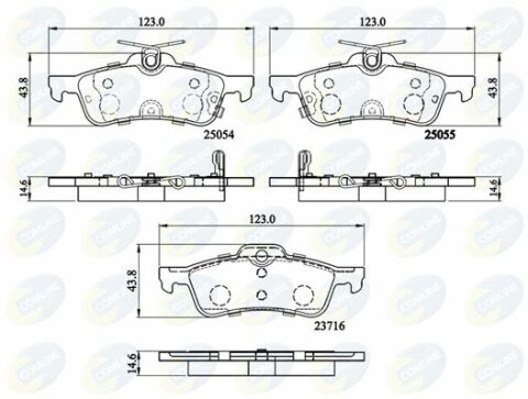 CBP32204 Comline - Тормозные колодки для дисков