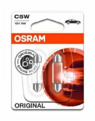 Лампа накаливания C5W 12V 5W (2 шт) blister
