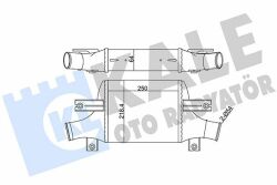 KALE CITROEN Intercooler C4 Aircross, Peugeot 4008, Mitsubishi ASX, Lancer VIII 1.6/1.8HDI 12- KALE CITROEN Intercooler C4 Aircross, Peugeot 4008, Mitsubishi ASX, Lancer VIII 1.6/1.8HDI 12-