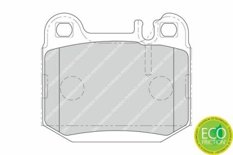 Колодки гальмівні (задні) MB M-class (W163) 98-05 (Brembo)