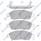 Колодки тормозные передние дисковые NISSAN Micra K13 10-17, Tiida C11 04-12, Note 12-20