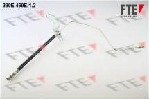 Шланг гальмівний (задній) Opel Combo 1.3CDTI-1.7DTI 01- (R) (з кронштейном)