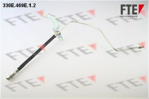 Шланг гальмівний (задній) Opel Combo 1.3CDTI-1.7DTI 01- (R) (з кронштейном)