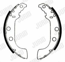 PEUGEOT Колодки тормозные 228,6X42 306 93-, CITROEN ZX Break (N2) 1.9 D 94-97