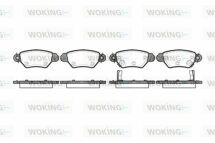 Гальмівні колодки зад. Astra G 98-05 (Bosch)